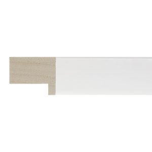 25x31mm White Flat Moulding