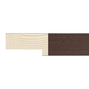 25x48mm Wenge Veneer Maiella Flat Moulding