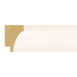 35x25mm Bright White Slip Moulding