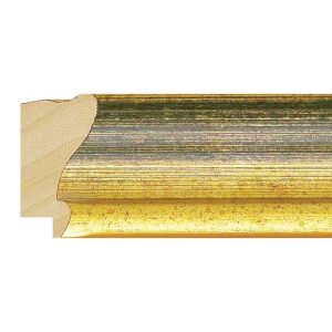 43x25mm Green & Gold Scoop Moulding