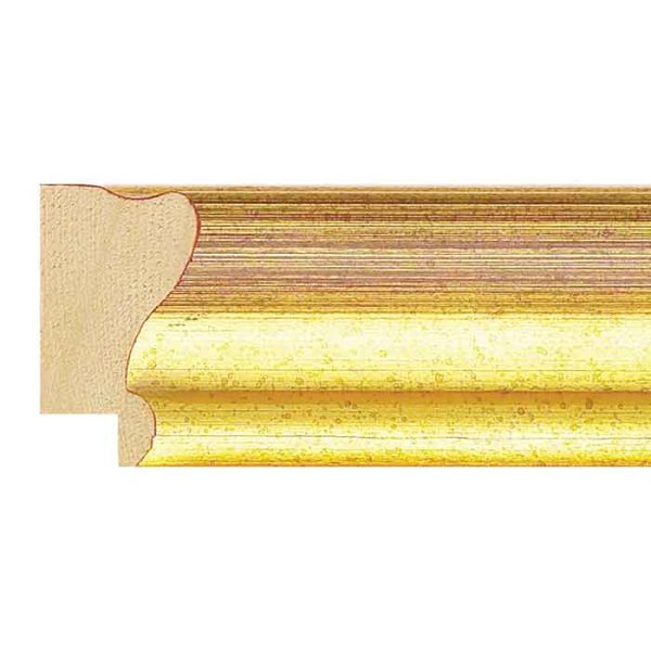 43x25mm Red & Gold Scoop Moulding