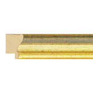 22x20mm Green & Gold Scoop Moulding