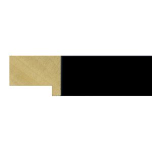 27x35mm Black Flat Moulding