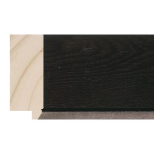 55x19mm Black/Silver SE Oakhill Flat Moulding