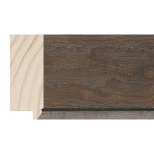 55x19mm Brow /Silver SE Oakhill Flat Moulding