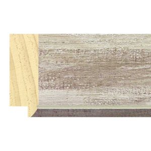 55x19mm White/Silver SE Oakhill Flat Moulding