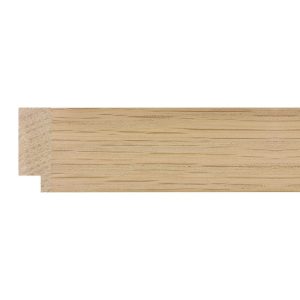 28x12mm Raw Oak Flat Moulding