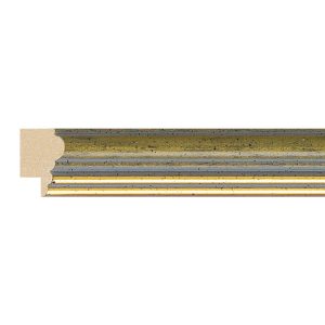 21x13mm Green & Gold Step Moulding