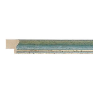 15x14mm Green Scoop Moulding