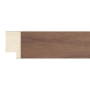 30x17mm Walnut Veneer Maiella Flat Moulding