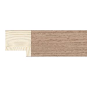30x30mm Oak Veneer Maiella Flat Moulding