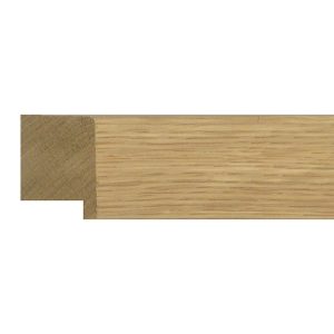 32x27mm Raw Oak Flat Moulding