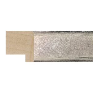 33x30mm Pewter/Black Corners Chicago Block Moulding