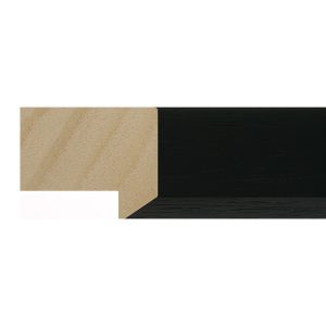 34x42mm Black Ravenna Flat/Bevel Moulding