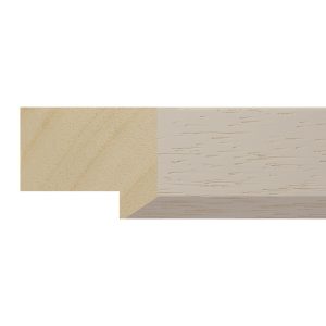 34x42mm Ivory Ravenna Flat/Bevel Moulding