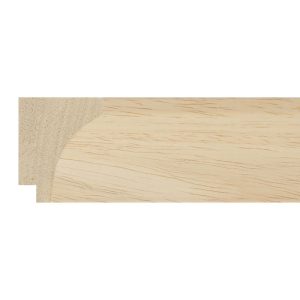 35x28mm Raw Obeche Scoop Moulding