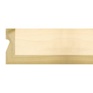 38x10mm Raw Tulip Sub Frame Moulding