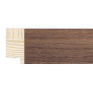 38x20mm Walnut Veneer Maiella Flat Moulding