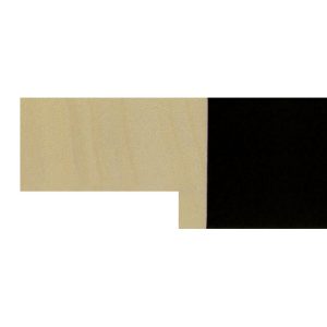 40x57mm Matt Black Flat Moulding