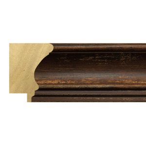 40x30mm Distressed Brown Houghton Scoop Moulding
