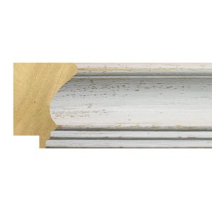 40x30mm Distressed White Houghton Scoop Moulding