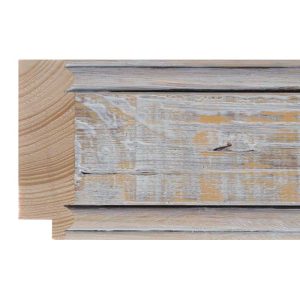 60x20mm Rustic White Step Moulding
