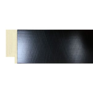 37x17mm Brushed Black Flat Moulding