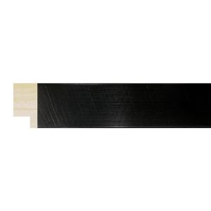 22x13mm Brushed Black Flat Moulding