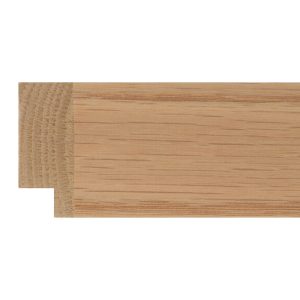 45x20mm Raw Oak Flat Moulding
