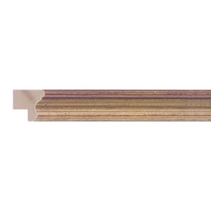 15x15mm Red & Gold Scoop Moulding
