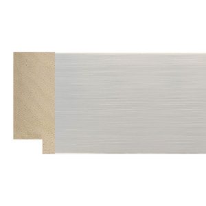 40x20mm Silver Miami Flat Moulding