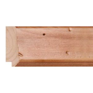 43x15mm Wormholed Pine Reverse Moulding