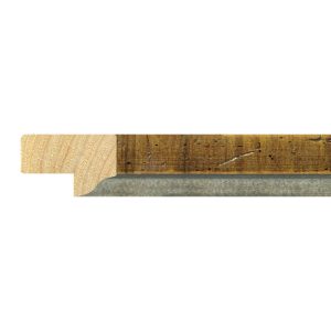 19x29mm Oak/Silver Edge LUXE Greenwich Flat Moulding