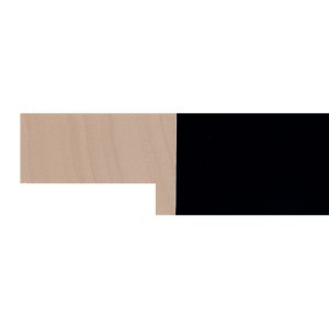 31x49mm Black Flat Moulding