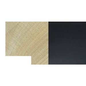 50x50mm Black Flat Moulding
