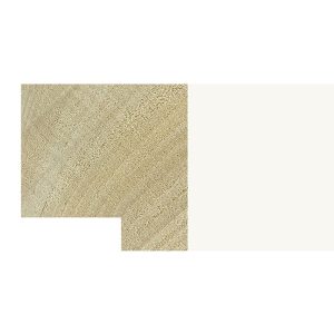 50x50mm White Flat Moulding