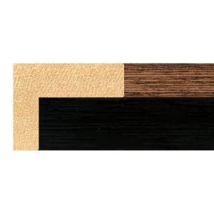 16x52mm Wenge Veneer Umbra L-shape Moulding