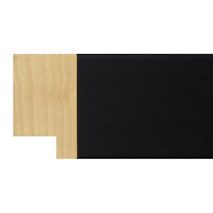 49x30mm Black Flat Moulding