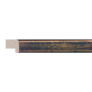 14x12mm Black & Gold Cushion Moulding