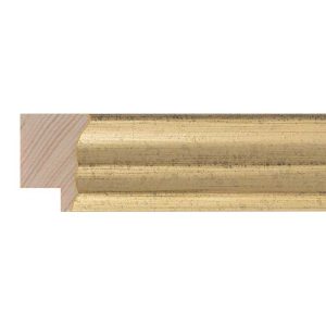 30x21mm Gold Scoop Moulding