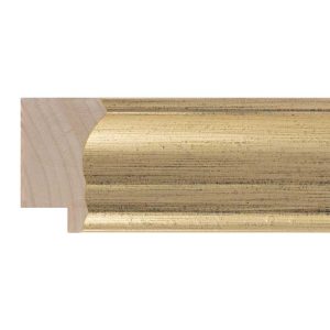 41x25mm Gold Scoop Moulding