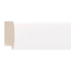 40x15mm Gloss White Cushion Moulding