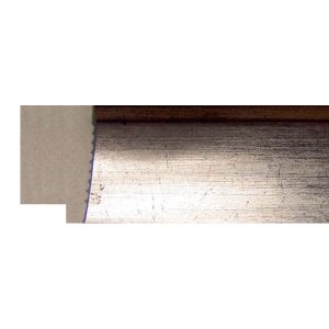 36x22mm Black & Silver Bevel Moulding
