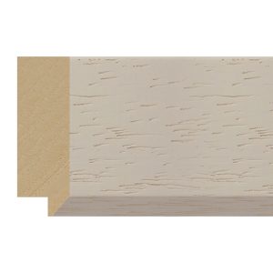 58x19mm Ivory Ravenna Bevel Moulding