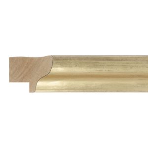 25x30mm Gold LUXE Navona Scoop Moulding