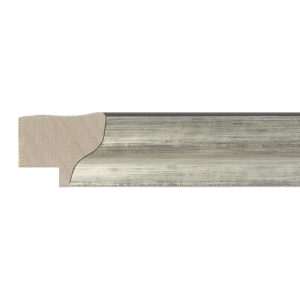 25x30mm Silver LUXE Navona Scoop Moulding