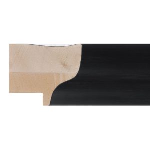 41x46mm Black LUXE Navona Scoop Moulding