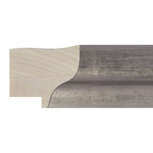 41x46mm Pewter LUXE Navona Scoop Moulding
