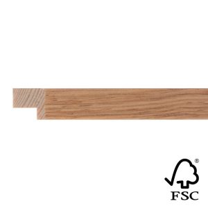 15x17mm Oak Flat Moulding FSC
