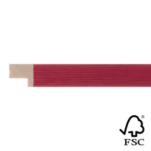 15x17mm Red Flat Moulding FSC